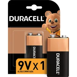 Duracell Basic 9 Volt Battery Single 5014141 - Duracell