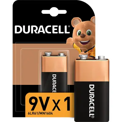 Duracell Basic 9 Volt Battery Single 5014141 - 1