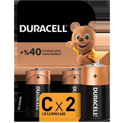 Duracell Basic C Boy Pil 2'Li 5014139 - 1
