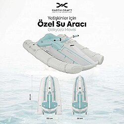 Darth Craft E210 Katlanabilir Elektrikli Şişme Bot / Su Aracı BL - 2