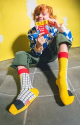 Eat My Socks French Fries Socks for Children Aged 5-10 - 3