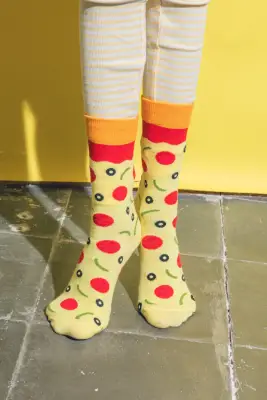 Eat My Socks Napoli Pizza 5-10 Years Old Children's Socks - 3