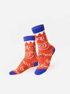 Eat My Socks Xmas Cookie Kids Socks - 2