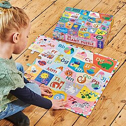 Eeboo 36 Parça Büyük Yapboz - Alphabet - 4