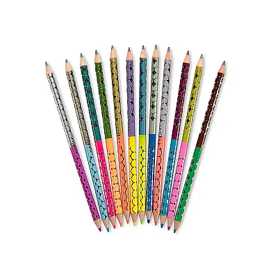 Eeboo Çift Uçlu 24 Renk Kuru Boya Kalemi - Unicorn Garden - 2