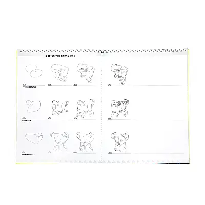 Eeboo Learn to Draw - Dinosaurs - 3