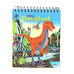 Eeboo Small Sketchbook - Dilophosaurus - Eeboo
