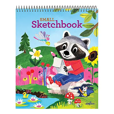 Eeboo Woodland Friends Small Sketchbook - Racoon - 1