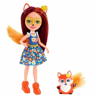 Enchantimals Main Character Dolls, Fox Felicity Doll And Flick Fxm71 - 2