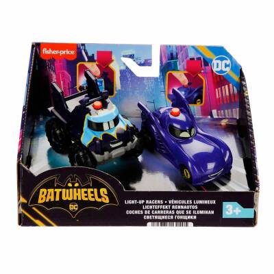 Fisher Price Batwheels Light-Up Racers Mtl-Hml25 - 2