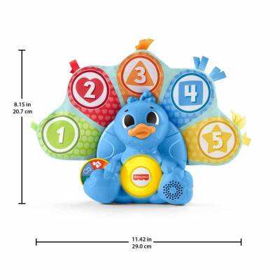 Fisher Price Linkimals Colorful Peacock Hnn82 - 5
