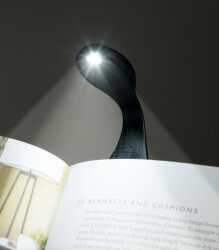 Flexilight Black Flexible Reading Lamp, Black - 2