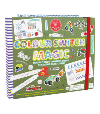 Floss & Rock Color Changing Magic Activity Book / Cars 50P6141 - 1