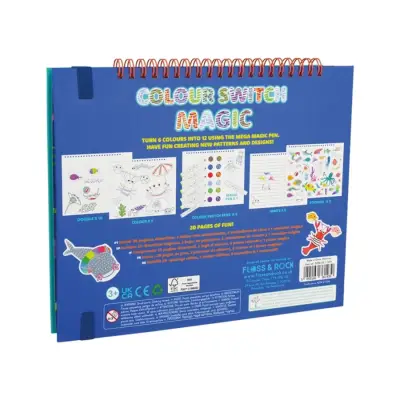 Floss & Rock Color-Changing Magic Activity Book / Ocean 50P6143 - 2