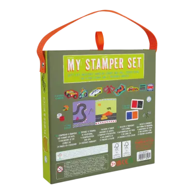 Floss & Rock Stamper Wood Stamping Set / Cars 50P6148 - 3