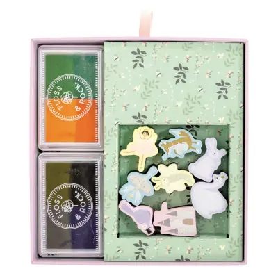 Floss & Rock Stamper Wood Stamping Set / Enchanted 48P6032 - 2