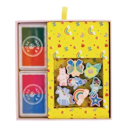 Floss & Rock Stamper Wood Stamping Set / Rainbow Fairy 48P6031 - 3