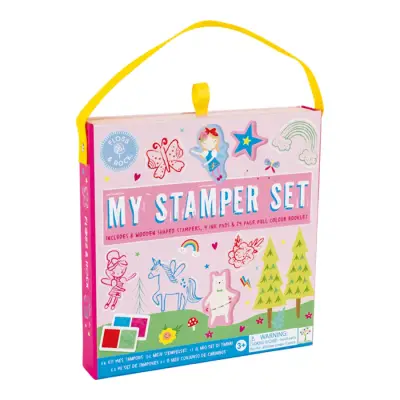 Floss & Rock Stamper Wood Stamping Set / Rainbow Fairy 48P6031 - 1