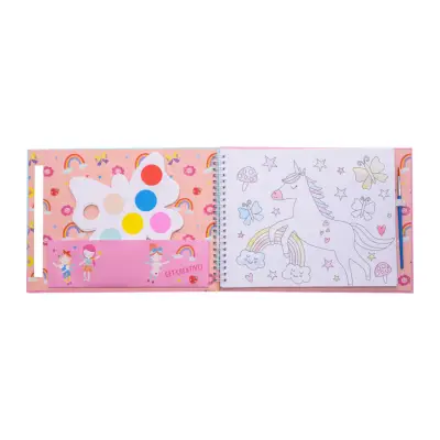 Floss & Rock Watercolor Coloring Book / Rainbow Fairy 46P6555 - 2
