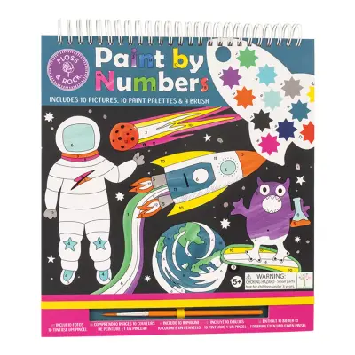 Floss & Rock Watercolor Painting Books By Numbers Space 48P5998 - 1