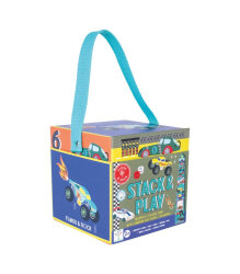 Floss & Rock Wooden Figurative Cubes - Cars 49P6070 - 4