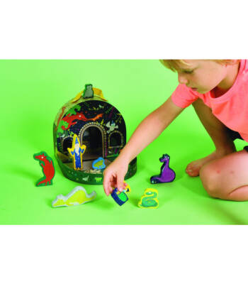 Floss & Rock Wooden Figurine Play Boxes / Dino 45P6472 - 3