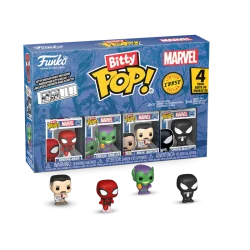 Funko Bitty Pop: Marvel - Spider-Man 4'Lü Paket Chase 85701C - 1