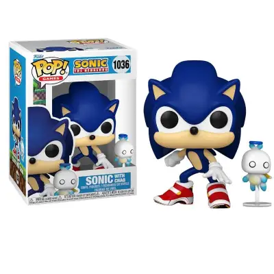 Funko Pop & Buddy Sonic- Sonic With Chao 80309 - 1