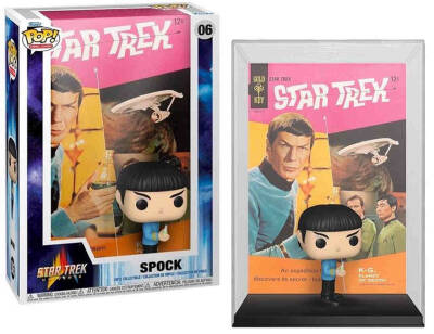 Funko Pop Deluxe Figur Comic Cover: Star Trek Universe, Spock #6 72500 - 1