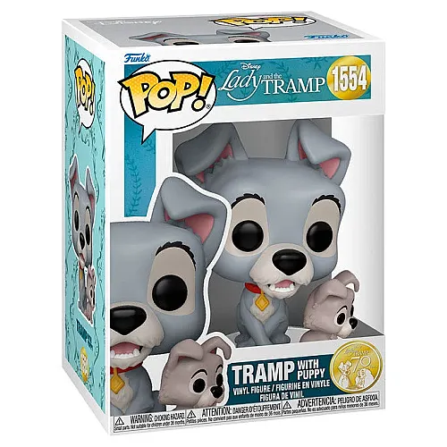 Funko Pop Disney: Lady And The Tramp - Tramp With Puppy Fu83569 - 1