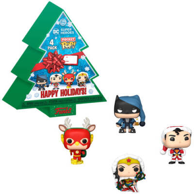 Funko Pop Figur Dc Holiday-Tree Holiday 4'Lu Paket 65542 - 2