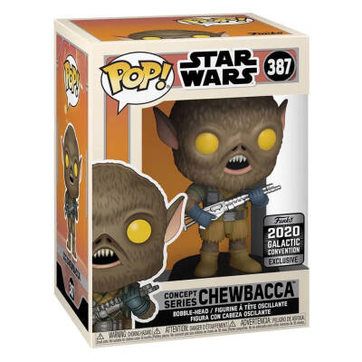 Funko Pop Figur Star Wars: 2020 Galactic Convention Exclusive Chewbacca 49372 - 1