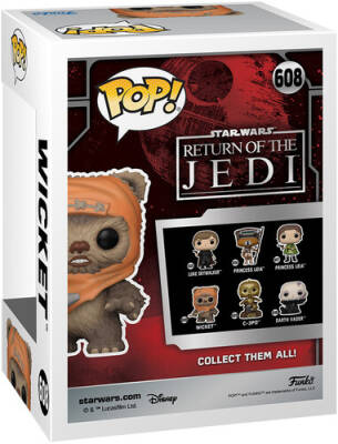Funko Pop Figur Star Wars: Return Of The Jedi 40Th Anniversary, Wicket 70745 - 3