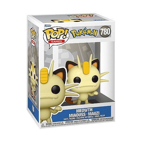 Funko Pop Games: Pokemon - Meowth (Emea) Fu74630 - 1