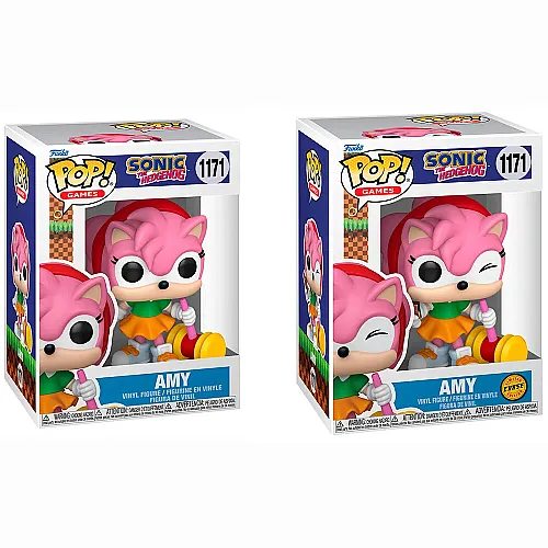 Funko Pop Games: Sonic - Amy Rose (Chance Of Chase) Fu90834 - 1