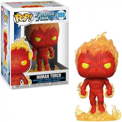 Funko Pop Marvel: Fantastic Four - Human Torch 44987 - 1