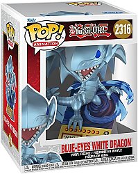 Funko Pop Premium: Yu-Gi-Oh - Blue Eyes Drg (Card) Fu86608 - 1