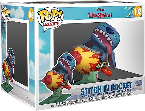 Funko Pop Rides! Disney Lilo & Stitch -Stitch Rocket Super Deluxe 55620 - 1