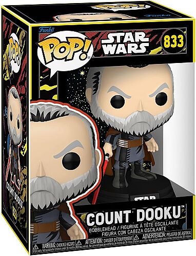 Funko Pop Star Wars: Count Dooku S2 (Retro) (Mt) Fu90326 - 2