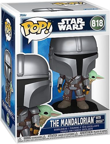 Funko Pop Star Wars: Mandalorian & Grugo - The Mandalorian Fu90443 - 2