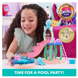 Gabby's Dollhouse Gabby And Fancy Cat Pool Playset 6067878 - 6