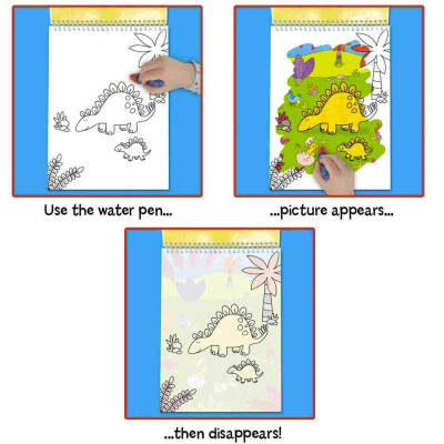 Galt Water Magic Magic Book Dinosaurs Ages 3+ 1004660 - 3