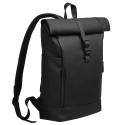 Gaston Luga Rullen Backpack With Laptop Compartment 16'' - Black 9001 - 1