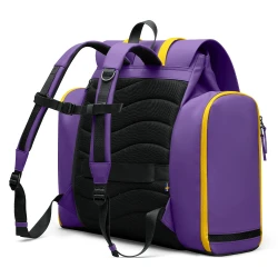 Gaston Luga Splash Sneaker Pockets Sports Bag - Purple Spsppls - 3