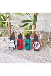 Gifi Harry Potter Metal Clipsli Silicone Anahtarlik - Gifi Harry Potter