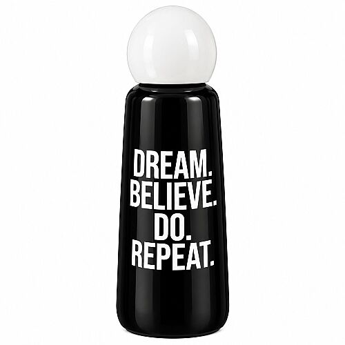 Giftpoint Double Çelik Gövde Matara 500 ml Black/White Gp-3555 - 1