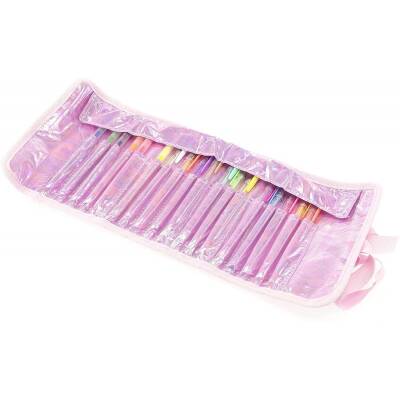 Girabrilla Glittery Folding Pencil Case Tm-1053 - 2