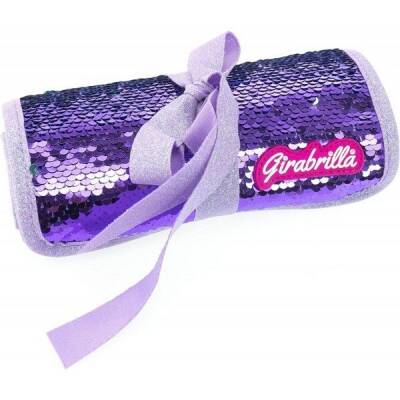 Girabrilla Glittery Folding Pencil Case Tm-1054 - 1