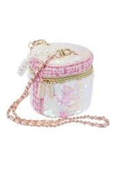 Girabrilla Glittery Suitcase Shoulder Bag Tm-1040 - 2