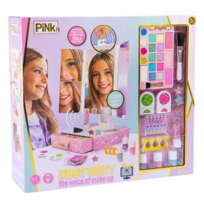 Girabrilla Pink It Smart Vanity Light And Sound Makeup Set Tm-1071 - 1